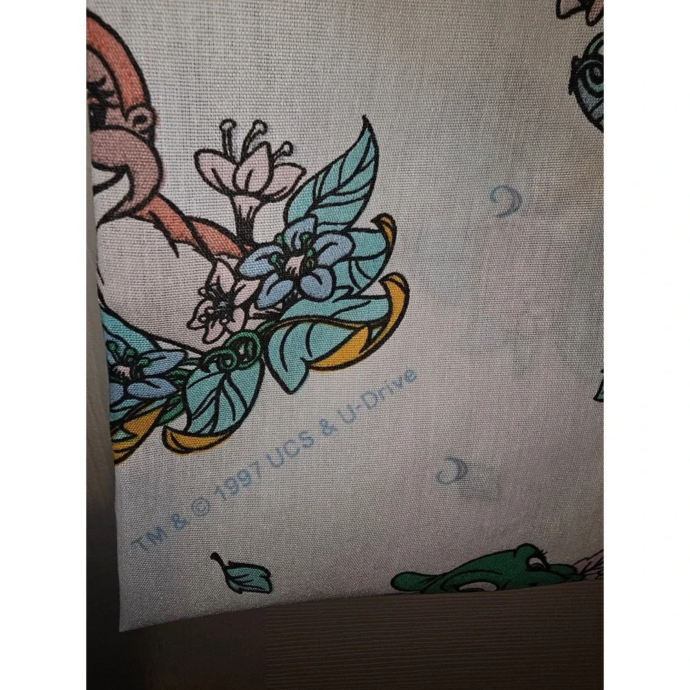 Vintage The Land Before Time 1‎ Pair Of Curtains 42x64